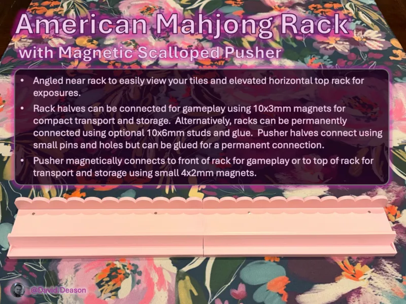 American Mahjong Rack