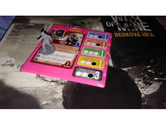This war of mine Board Game - characters holder