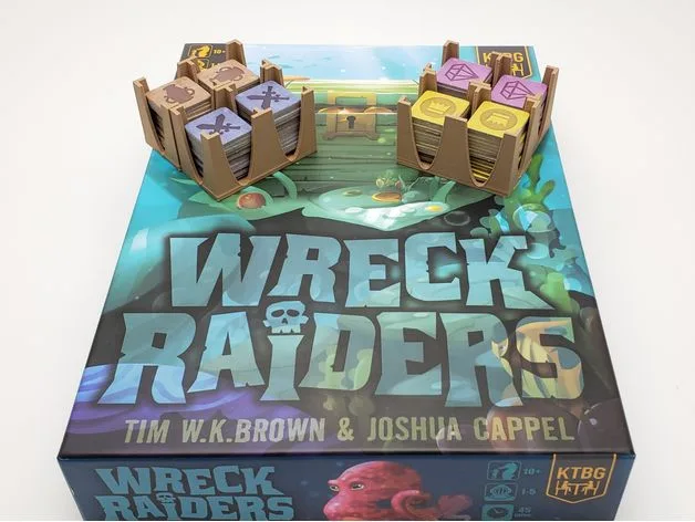 Wreck Raiders Treasure tiles token holder