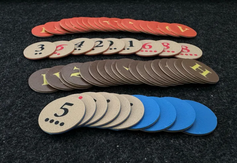 Parametric Catan Number Tokens (Base + Expansions)