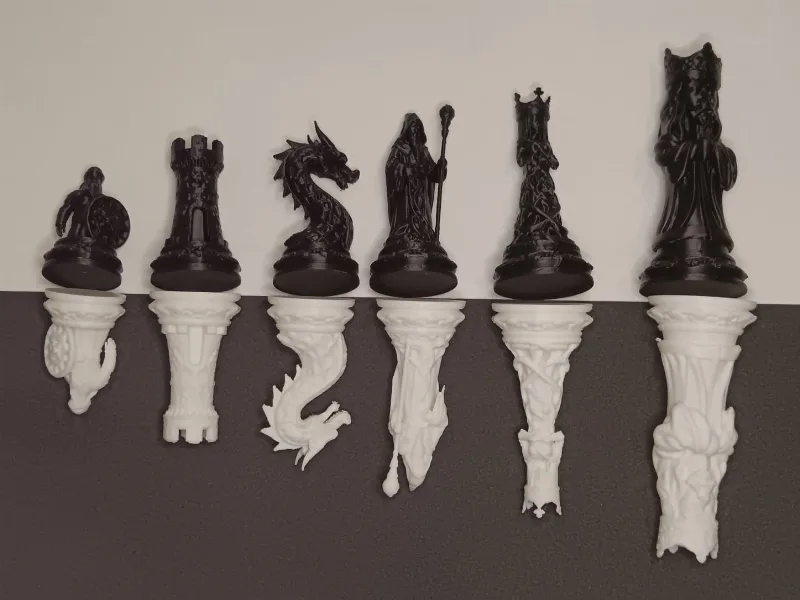 Celtic Chess Pieces Set