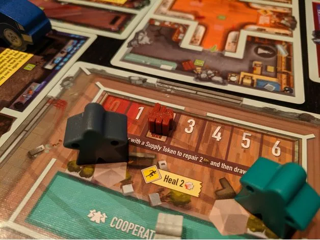Barricade token for Tiny Epic Zombies