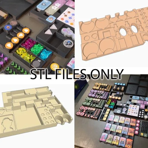 Federation Deluxe board game insert / box organizer
