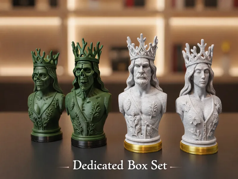 Humans vs Zombies – Luxury Chess Set + Box