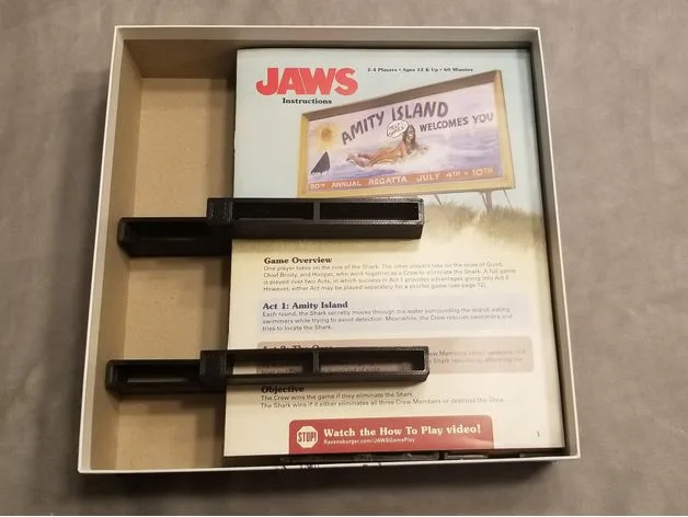 Jaws Board Game Insert