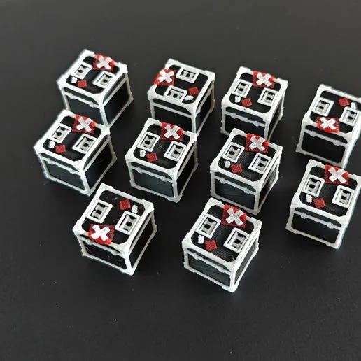 Custom Objective Crate for Zombicide 2nd Edition