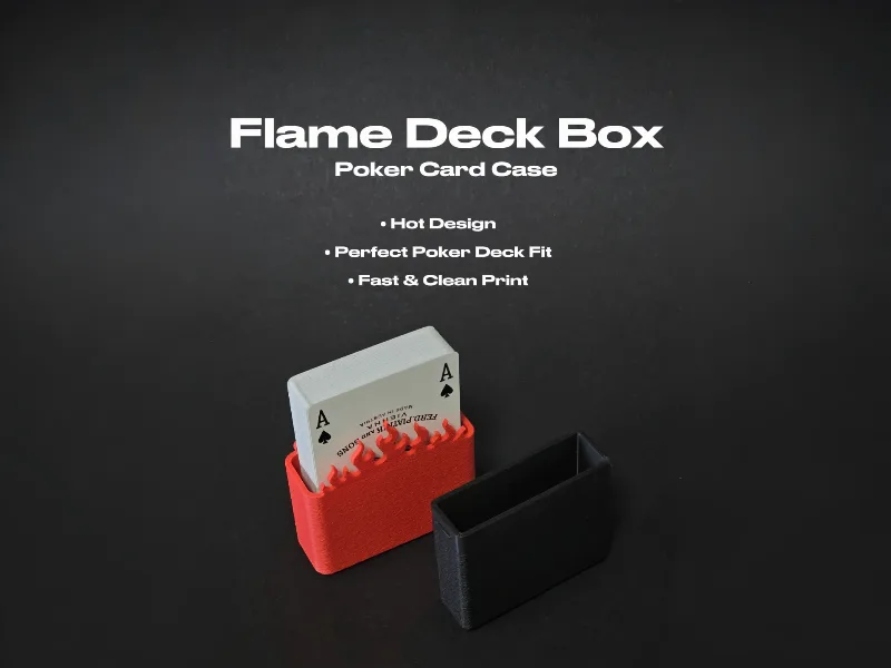 Flame Deck Box – Poker Card Case