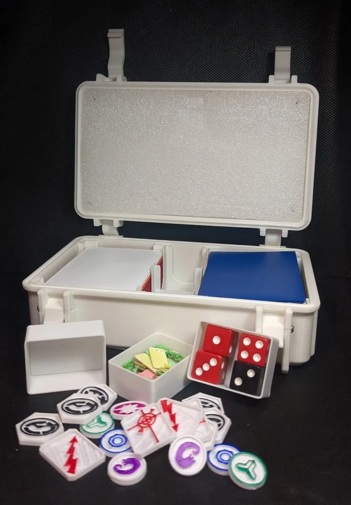 Rugged Deck Box - Netrunner, MTG - Tokens, Dice and 2 Decks
