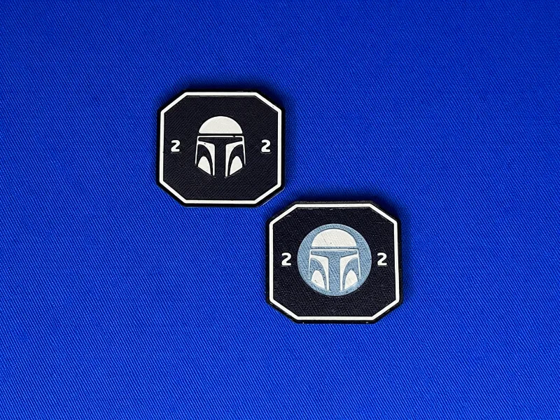 Star Wars Unlimited Mandalorian Two Sided Token