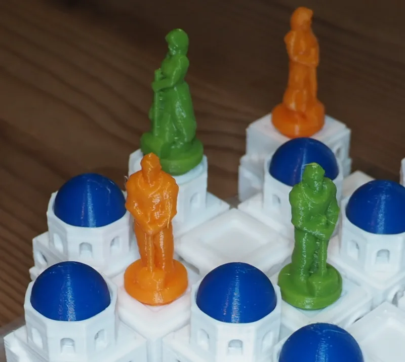 Meeple builder for Santorini