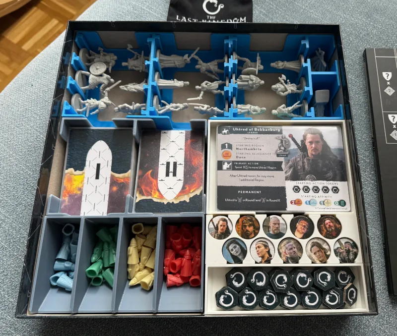 The Last Kingdom Board Game Insert