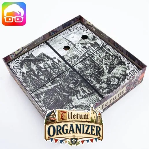 Tiletum organizer by @ammedia3d [tabletop board game inserts sku: TLTM001]