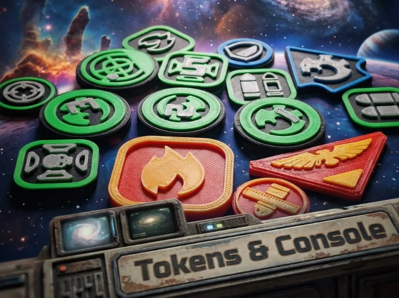 Tokens & Console Space Hulk AMS Painted