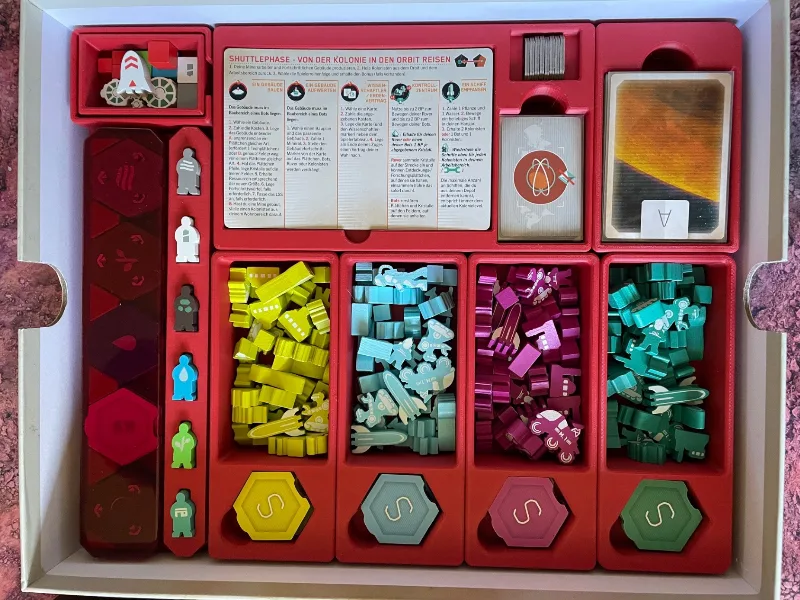 ON MARS Lacerda Boardgame Insert