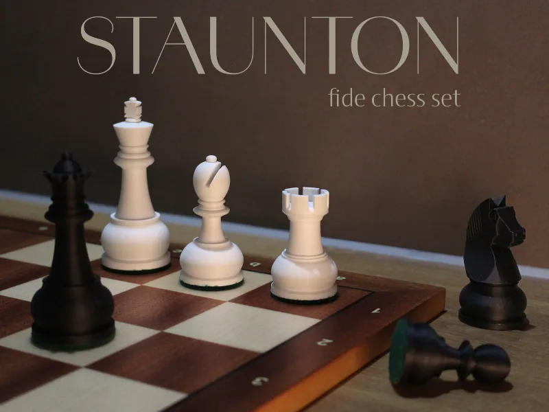 Staunton FIDE – Tournament Chess Set