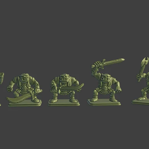 HeroQuest - 7 Orc Alternatives for Core Set