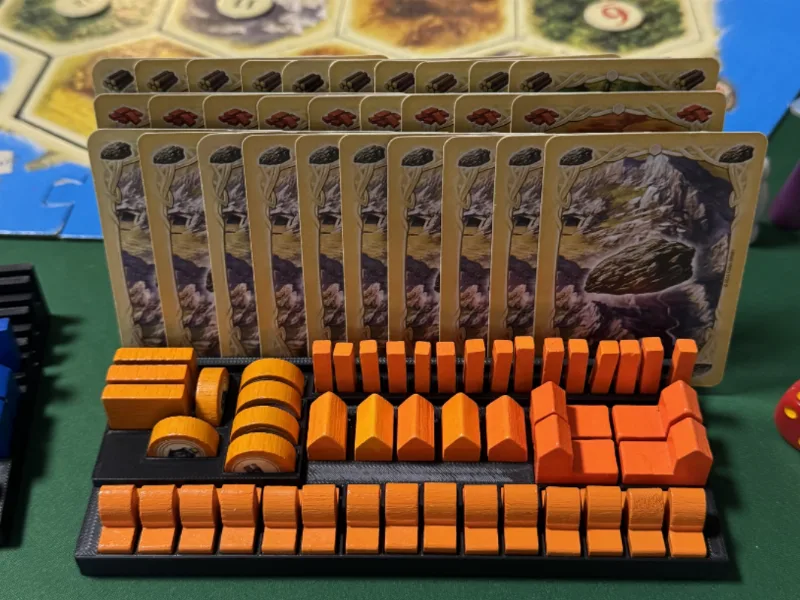 Ultimate Catan Piece and Card Holder