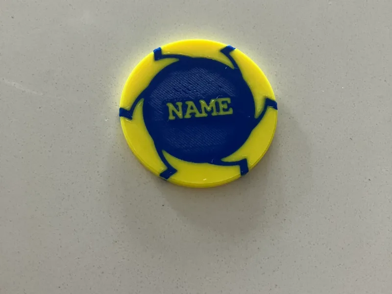 Personalized Spiral Poker Chip