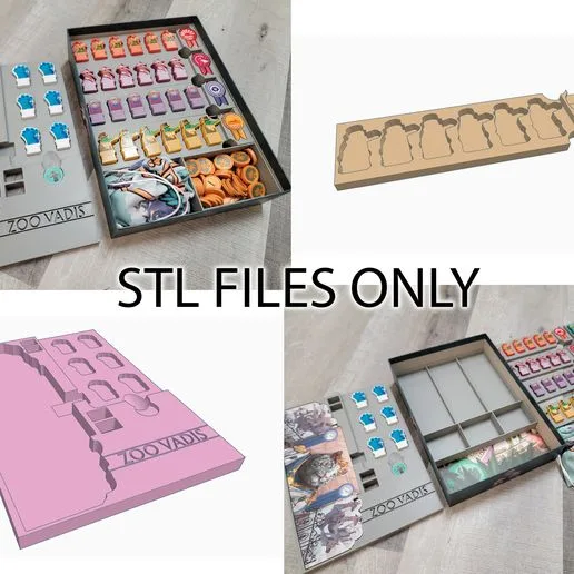Zoo Vadis Deluxe insert / box organizer with individual player trays