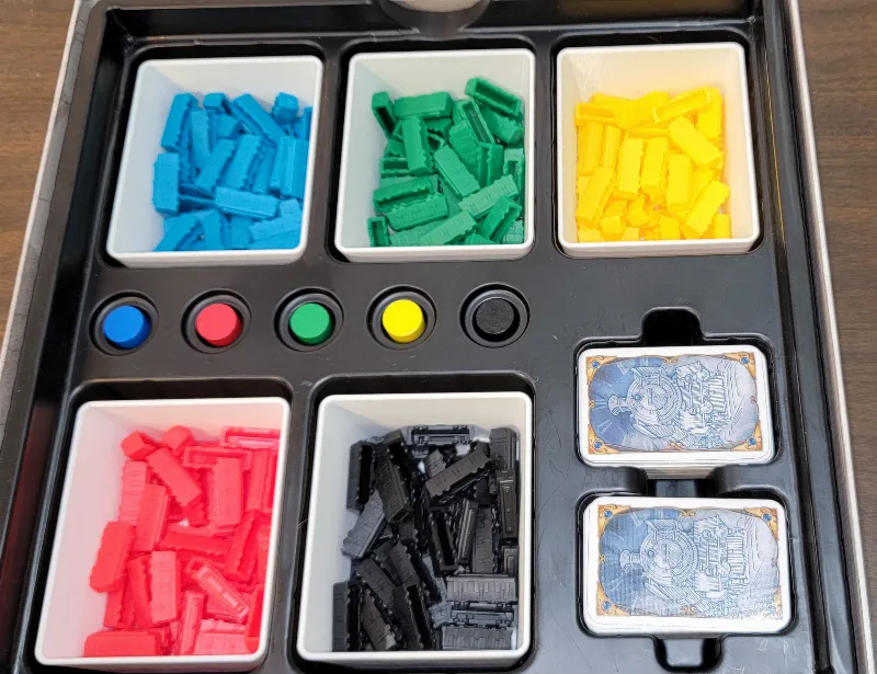 TICKET TO RIDE Insert for Train Cars