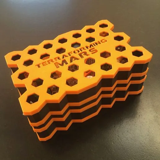 Terraforming Mars - rangement tuiles 3d - 3D tile storage