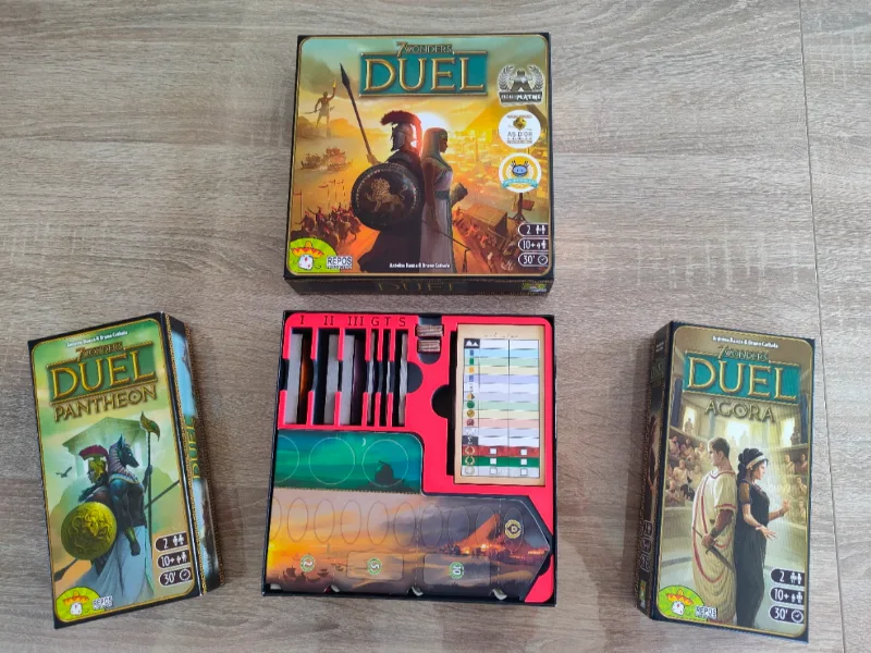 insert pour 7 wonders duel + Pantheon + Agora