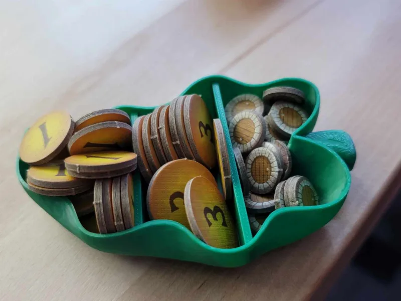 Everdell Leaf Tray Organizer for Blockers & Points