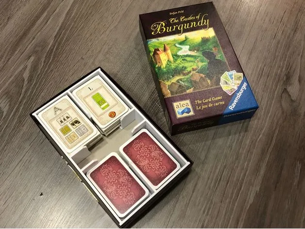 Customized Insert for The Castles of Burgundy - The Card Game