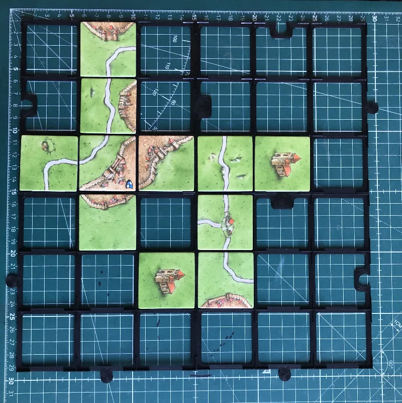 Carcassonne Tile Grid