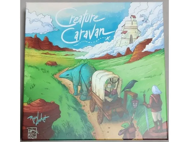 Creature Caravan (Retail Edition) + Expansion - Board Game Insert - Sleeved Cards