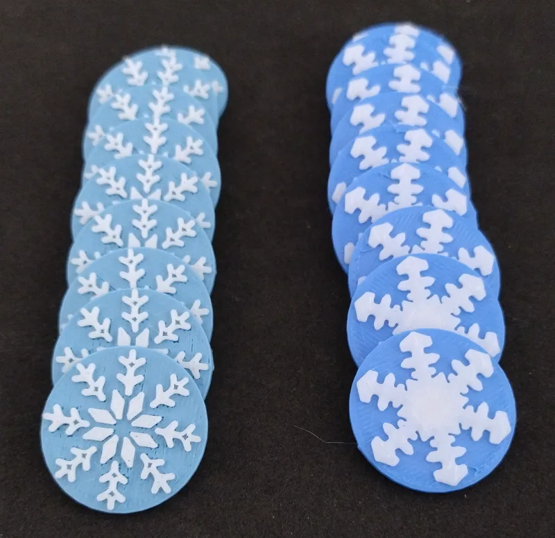 Winter Boardgame tokens No AMS needed