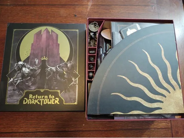 Return to Dark Tower all-in organizer & insert, all expansions in the core box