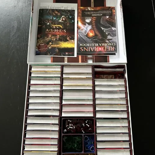 Ashes Reborn: Rise of the Phoenixborn + Red Rains Partial Campaign One-Box Insert/Organizer - No Sleeves