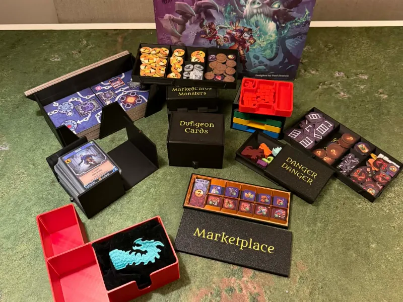Clank! Catacombs with expansions Insert