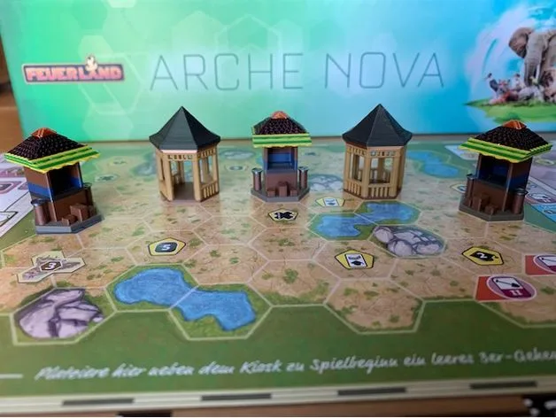Ark Nova Kiosk and Pavilion , Arche Nova Pavillon