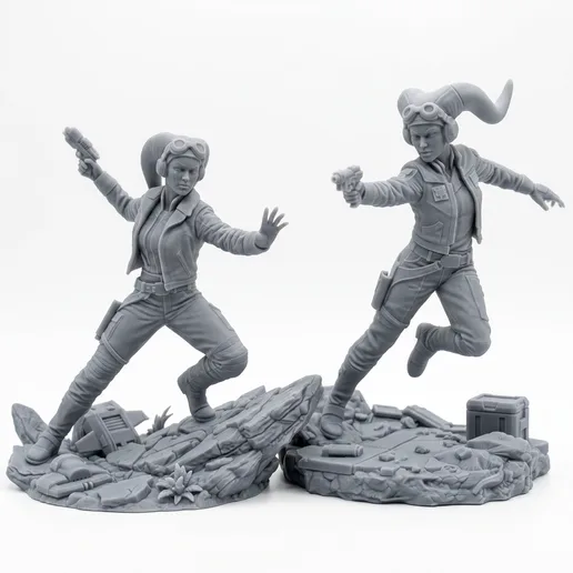 Hera Syndulla Dual Pose -  32mm Star Wars Legion Scale