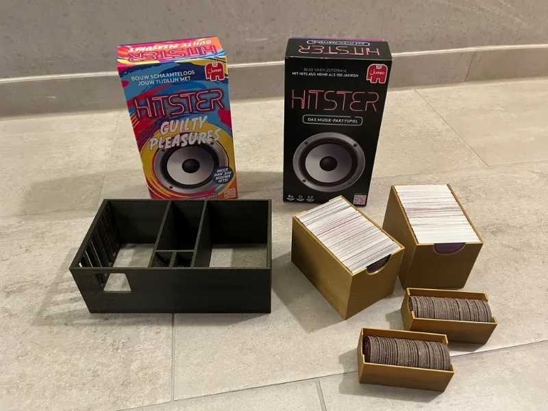 Hitster box-organizer & stand (basic-game & expansion)