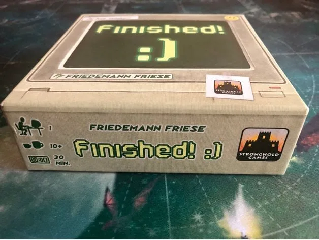 Finished! card game box insert