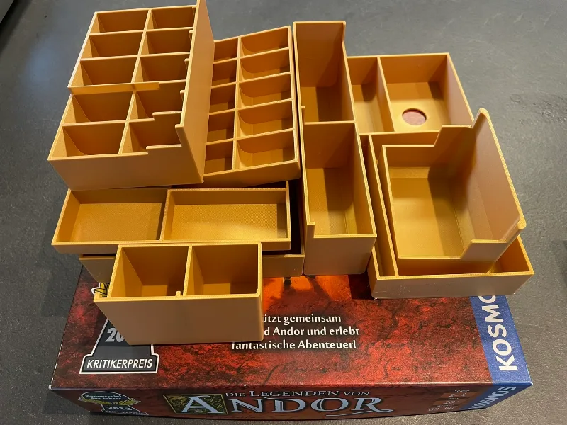 Legends of Andor Game Box Organizer Expansion