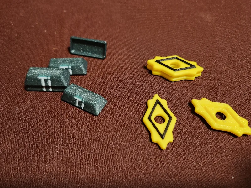 Andromeda's Edge money and titanium tokens