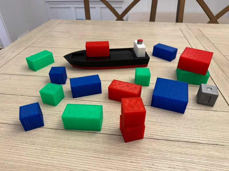 Tippy Ship Container Ship Stacking Game for Kids!