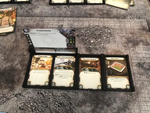 Star Wars Legion - modular unit card holder