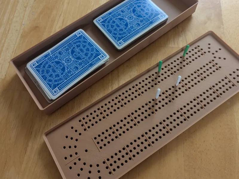 Gridfinity Cribbage Board 6x2