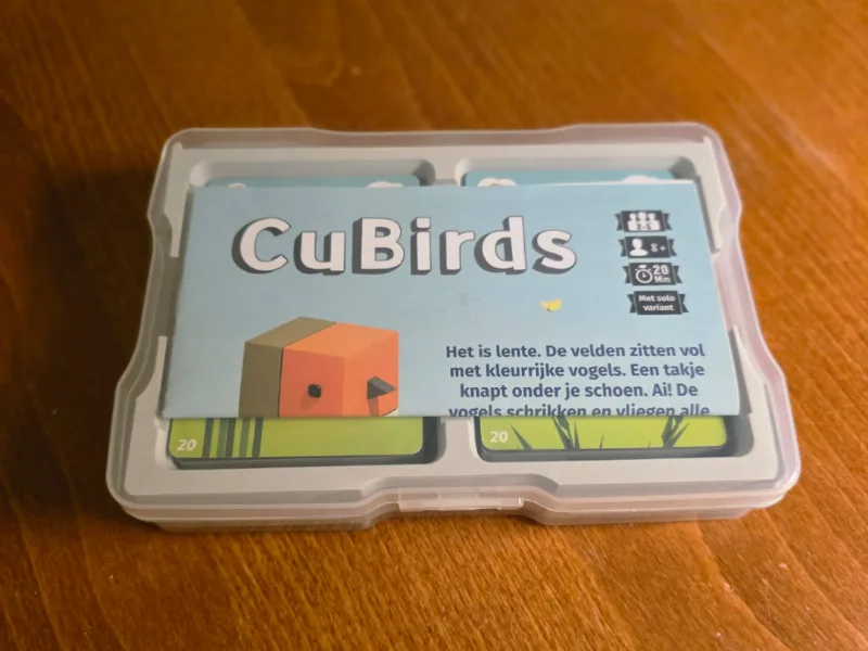 Photo Caddy Board Game case Cubirds