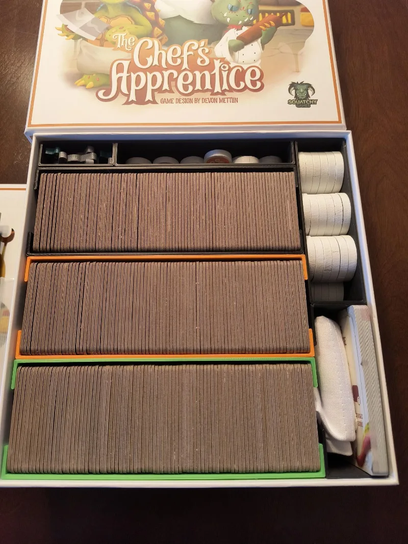 Cryptid Cafe: The Chef's Apprentice board game insert