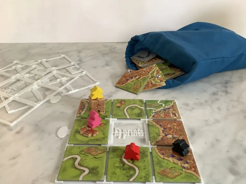 Carcassonne board holder