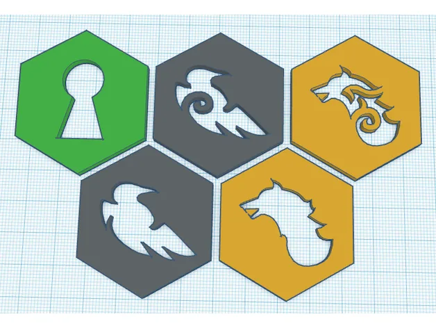 War Chest Hollow Control Markers
