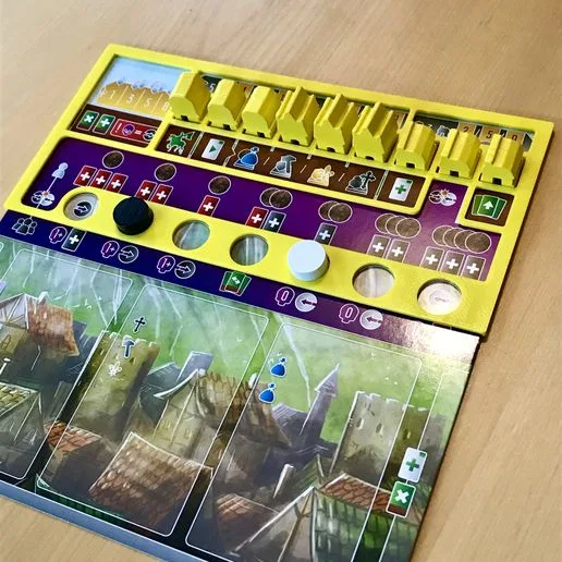 Viscounts of the West Kingdom- Player Board Overlays