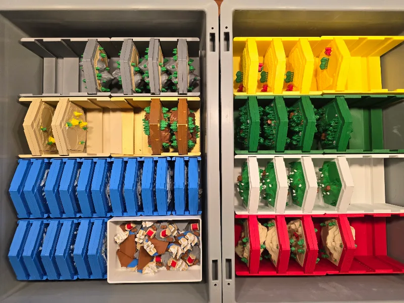 3D Settlers of Catan Gridfinity Organizer