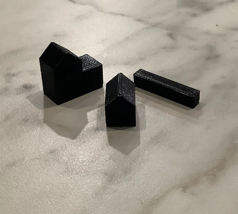 Catan pieces